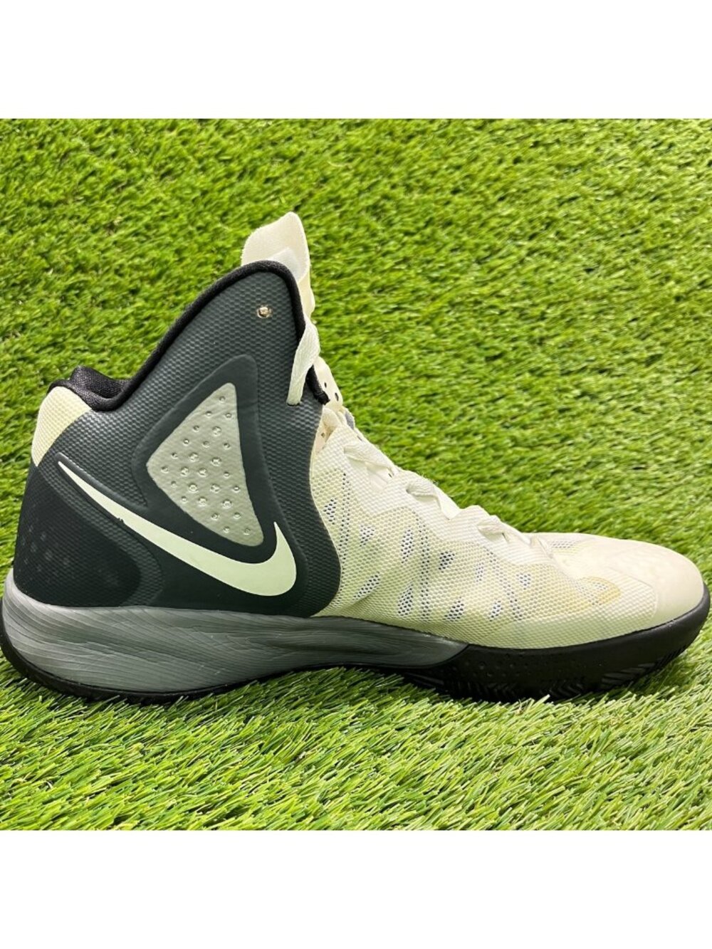 Nike Zoom Hyperenforcer Mens Size 11.5 White Athletic Basketball Shoes Sneakers - Picture 4 of 10